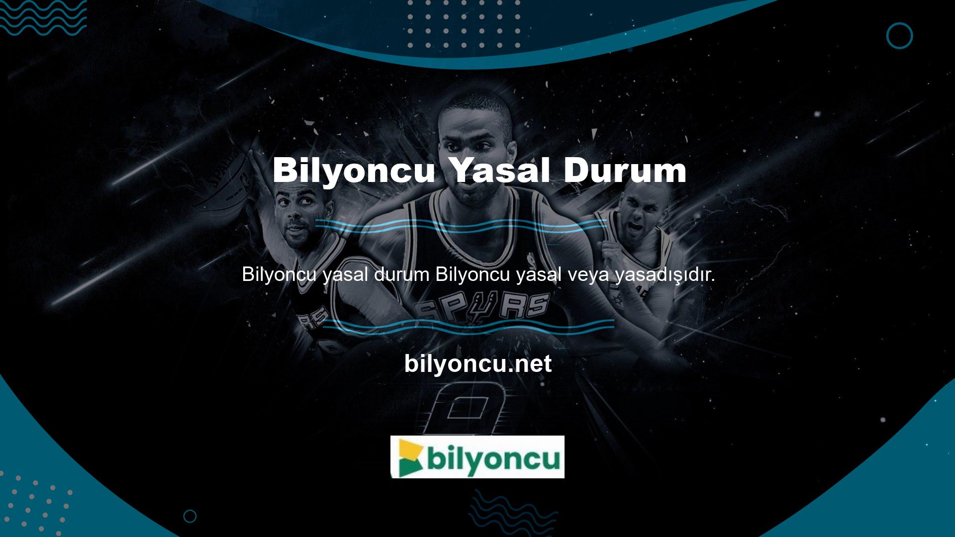 Bilyoncu yasal mıdır? Bilyoncu yasal veya yasadışı bir casino sitesidir ve lisanssız çalışmasına izin verilen sitelerden biridir